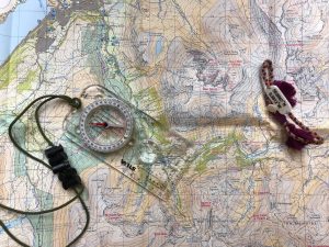West Highland Way map and Compass
